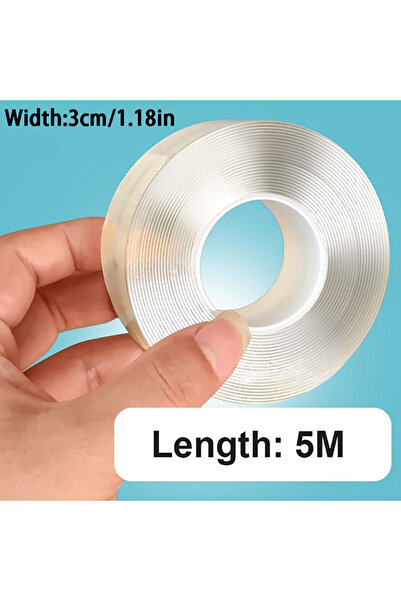 choice2 Length 5M Width 3cm 1/3/5m Ultra-Strong Double-Sided Adhesive Tape Ve...