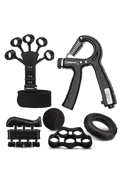 Choice 6 pcs set 5-60Kg Adjustable Heavy Hand Grip Set Fitness Hand Exerciser...