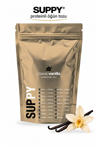 suppy Classic Vanilla Proteinli Öğün Tozu – Vanilya Aromalı Vitamin & Mineral...