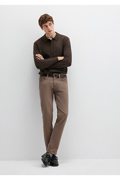 Mavi Marcus Kahverengi Comfort Gabardin Pantolon 0035189452