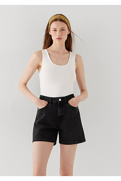Mavi Verna 90S Gray Jean Shorts 1410059-A3154