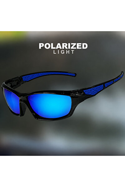 Choice5 C2-BLUE 1/3PCS Vintage Sports Sunglasses Men Women Fishing Running Cy...