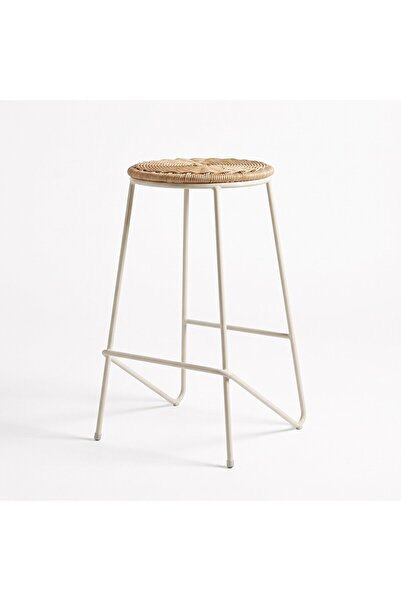 Stilera Bar Taburesi Rattan Krem