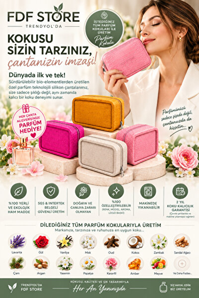 FDF STORE LBRE Kokulu Kozmetik-Makyaj- Seyahat Çantası 2 Yıl Koku Kalıcılık L...