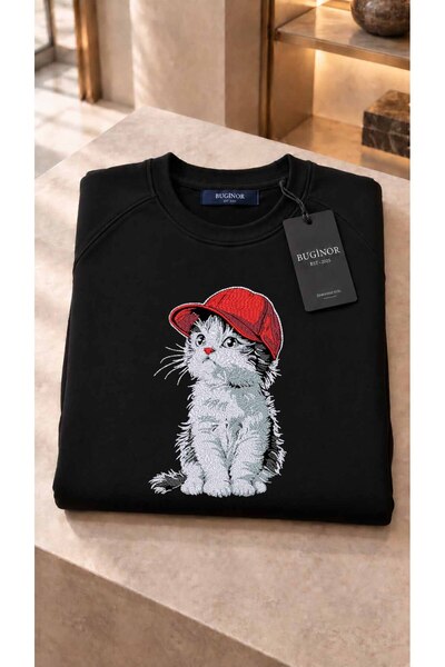 SWEET CAT-SEVİMLİLİK VE ZARAFETİN NAKIŞLA İŞLENMİŞ HALİ