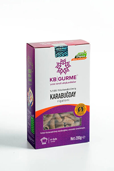 Kbgurme Glutensiz & Vegan Filizlendirilmiş Karabuğday Rigatoni Makarna 200 gr