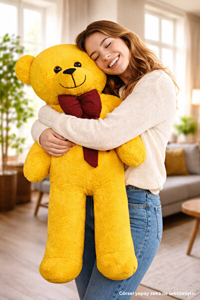 Özgüner Oyuncak 100 cm Büyük Peluş Ayı – Doğum Günü ve Özel Gün Hediyesi