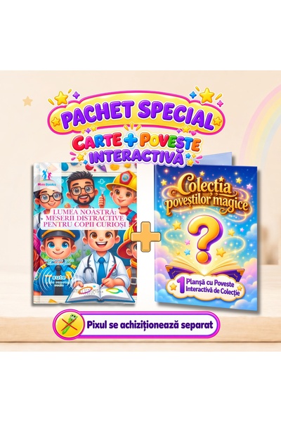 minibooks Pachet Lumea Noastră – Meserii Distractive pentru Copii Curioși Car...