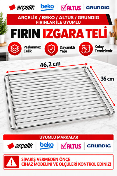 Arçelik Oem - Fırın Iç Izgara - Tel Raflı - 240440219