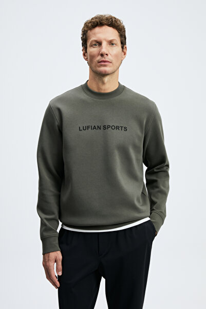 Lufian Rowan Erkek Sweatshirt Yeşil