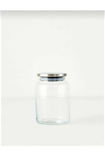 ÖZ HOME Jely Metal Jar with Lid 890 Cc