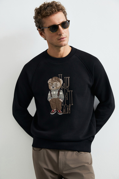 Lufian Storm Men's Sweatshirt Black