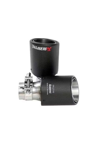 AKRAPOVİÇ Akrapoviç egzoz ucu karbon model kapalı 100mm adet