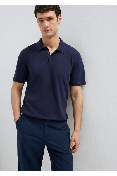 Mavi Navy Blue Knitwear Polo T-Shirt 0710248-83699