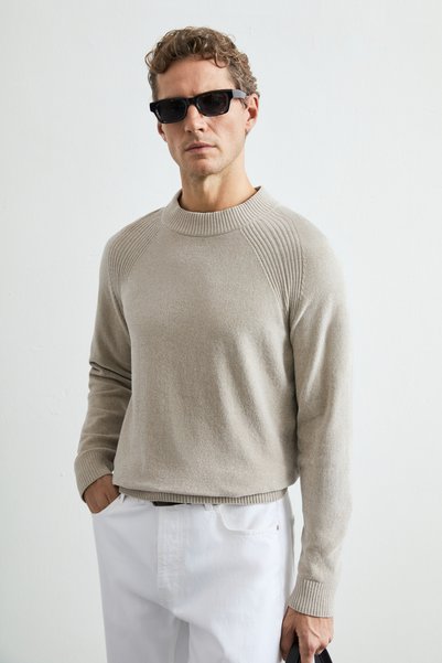 Lufian Darvin Men's Sweater Beige