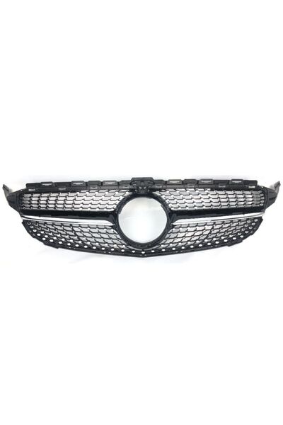 autogp Mercedes w205 diamond ön panjur ızgara siyah kameralı 2015 / 2018