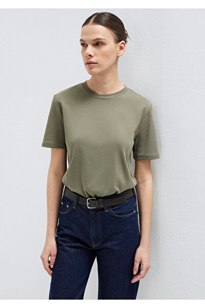Mavi Yeşil Basic Tişört Semi Slim Fit / Yarı Dar Kesim 1612916-86961