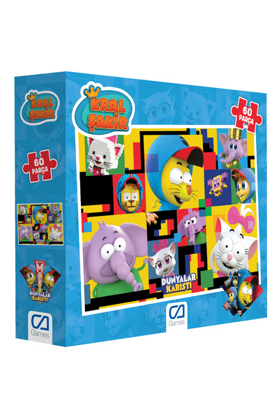 CA Games Kral Şakir 60 Parça Kutulu Puzzle