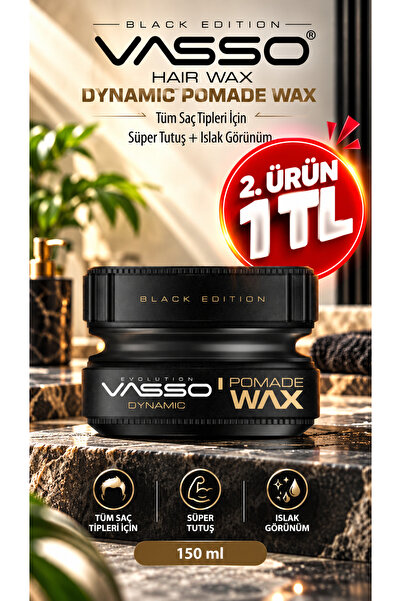 Vasso Men 24 Saat Süper Tutuş Ve Etkili Islak Görünüm Kazandıran Wax - Vasso ...