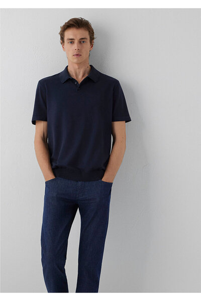 Mavi Black Navy Blue Knitwear Polo 0710249-70490