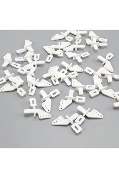 Choice 40PCS rudder angle 20/40Pcs Nylon Pin Horns 4 Hole For Rc Airplane Par...