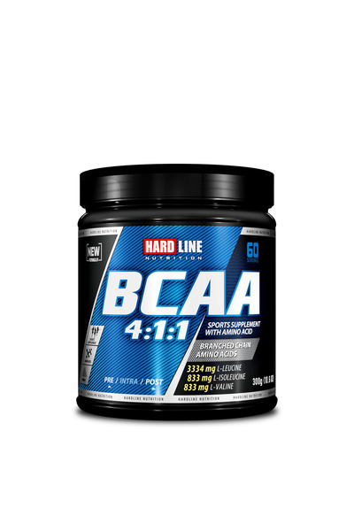 Hardline 4:1:1 Bcaa 300 gr 60 Servis Aromasız