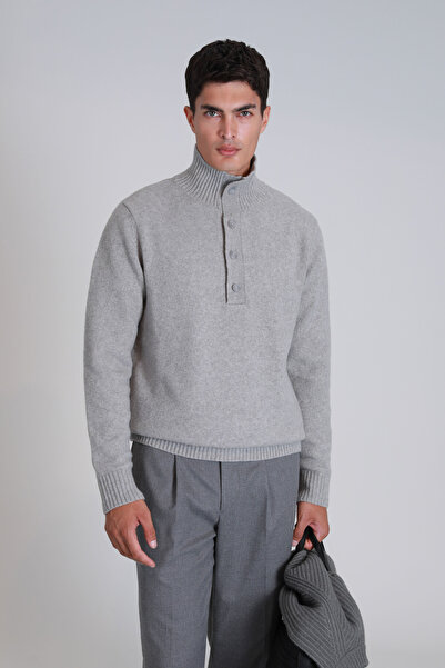 Lufian Bert Men's Sweater Light Gray