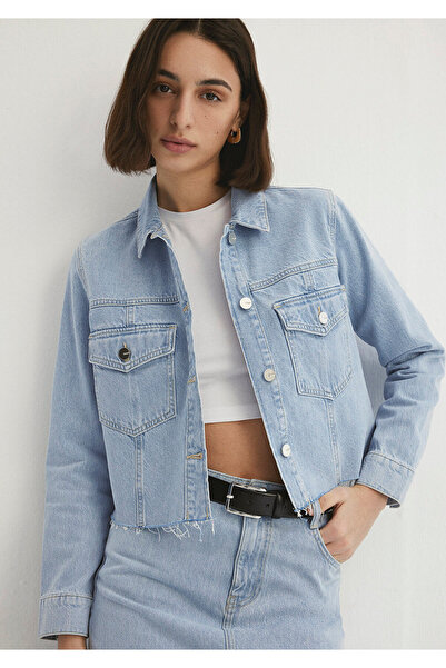 Mavi Thalia Premium Blue Buz Jean Ceket 1110289-86792