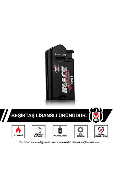 Beşiktaş Quantoro Metal Jet Taraftar Çakmak BJK-3