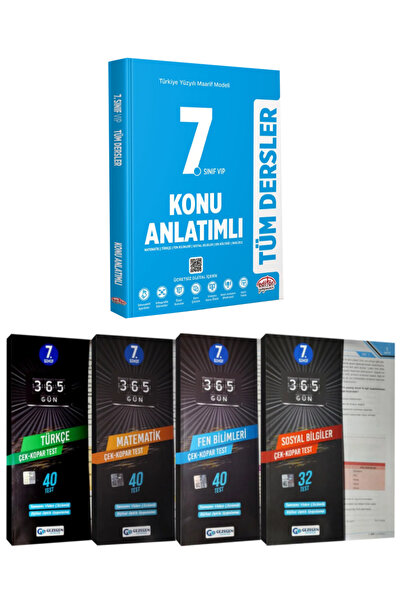 Editör Yayınevi Editör 7. Sınıf Tüm Dersler Konu Anlatımı+ Türkçe-Matematik-F...