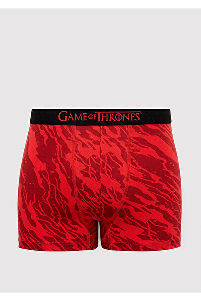 Mavi Game of Thrones Baskılı Boxer 0911194-70465