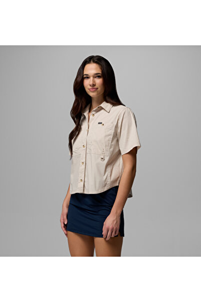 Columbia Brea Falls Woven Kadın Kısa Kollu Gömlek