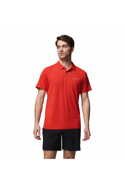 Columbia Tech Trail Utility Erkek Kısa Kollu Polo T-Shirt