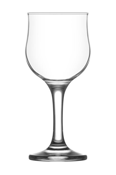 LAV Nevakar Cam Beyaz Şarap Kadehi 6'lı 200 ml Ayaklı (Meşrubat/Su Bardağı)