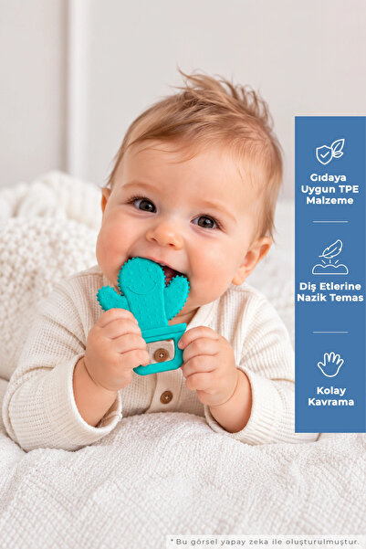 Babyjem Diş Kaşıyıcı Kaktüs 628 Yeşil