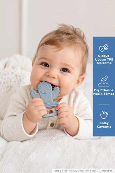 Babyjem Teether Cactus 628 Gray