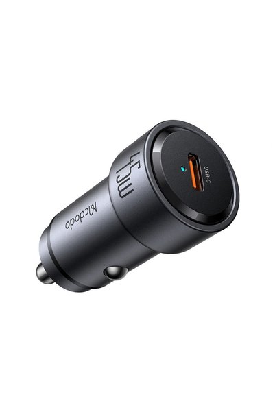 Mcdodo CC-1520 NeoEco 45W Type-C Hızlı Şarj Araç Çakmaklık - Siyah