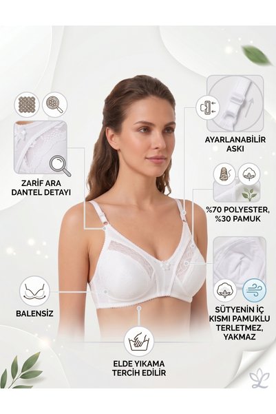 EBRULİ LİNGERİE Sutien cu dantelă Lez pentru susținere