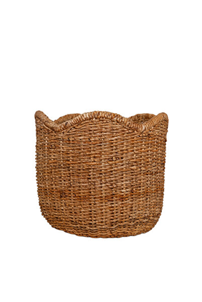 Yargıcı Muz Ağacı Yaprağı Silindir Sepet(51x46 Cm)