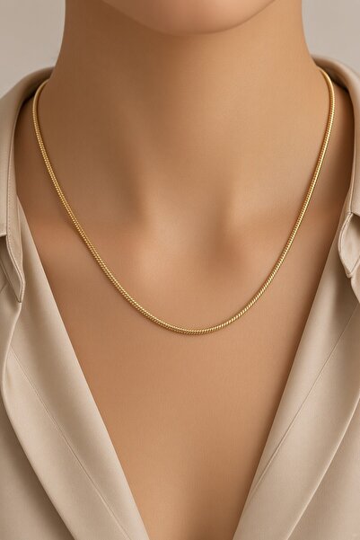 XUPING JEWELRY Style Pearl/Xuping Jewelry Spiral Thin Model Necklace