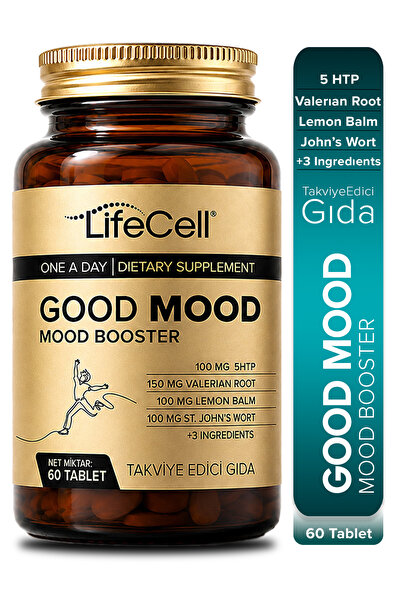 Lifecell Good Mood Booster | Ruh Halinizi Dengeleyin! 5HTP ve Valerian İçeren...