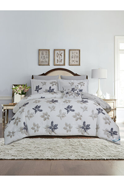 Donetella 7-Pcs King Comforter Set 260×240 cm | Reversible Design | Soft Brus...