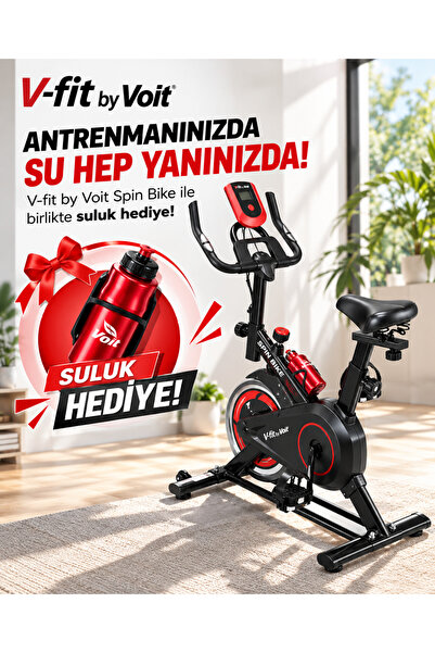 VFİT V-Fit by DB100 Pro Spin Bike Kondisyon Bisikleti Nabız Ölçerli, Direnci ...
