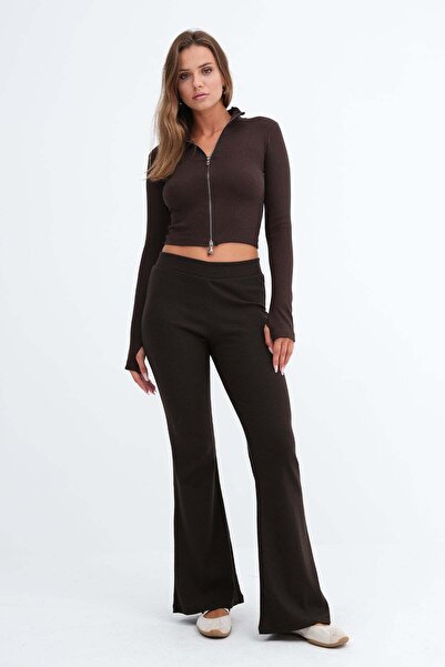 Addax Elastic Waistband Tracksuit Eşf9054
