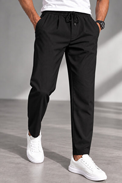 GENIUS STORE Erkek Pantolon Beli Lastikli Jogger Pantolon Cepli Fit Pantolon ...