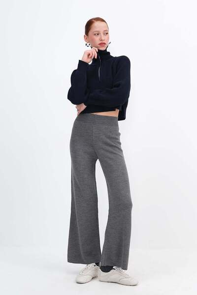 Addax High Waist Knitwear Trousers Pn9383-B11