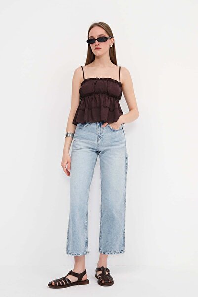 Addax Blouse with Shirring Detail A17071