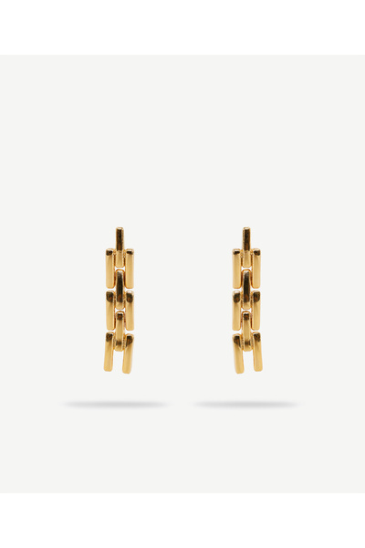 Yargıcı Long Gold Earrings