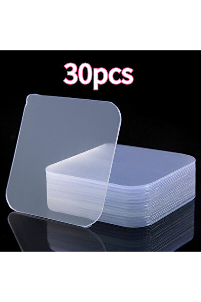 choice2 Transparent 30pcs Square Transparent Double-Sided Tape - Strong, Remo...