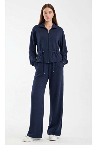 MAİMODA Women's Peplum Detailed Modal Tracksuit Set